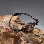 【THE FORCE ENERGY SMOKY QUARTZ BRACELET Healing Breath of Life Clear Quartz Sterling Silver Pendants
